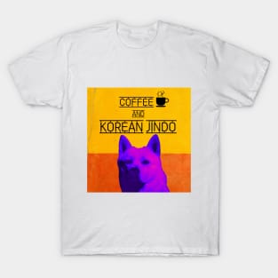 COFFEE AND KOREAN JINDO T-Shirt